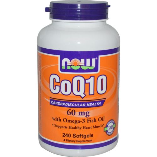 NOW Foods CoQ10 60 mg 240 Softgels