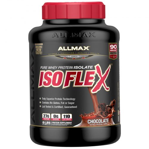 ALLMAX Nutrition IsoFlex Pure Whey Protein Isolate Chocolate 5 lbs (2.2kg)