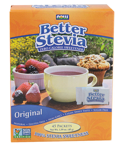 NOW BetterStevia Zero Calorie Sweetener 45 Packets
