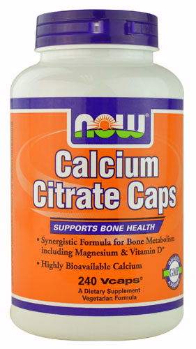 NOW Foods Calcium Citrate Caps 240 Vcaps®