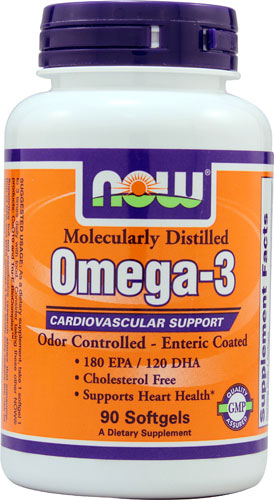 NOW Foods Omega-3 90 Softgels