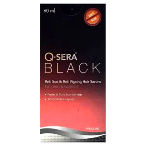 Q SERA BLACK HAIR SERUM 60 ML