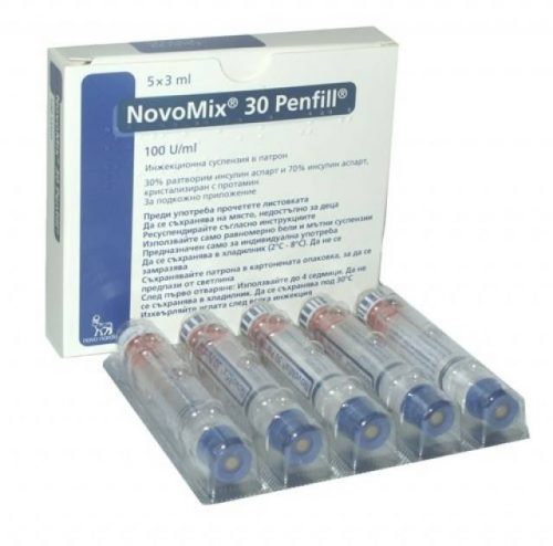 NOVOMIX-30 100IU PENFILL 3 ML