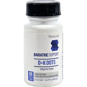 Twinlab Bariatric Support DPlus K Dots Tangerine (60 Micro Tablets)