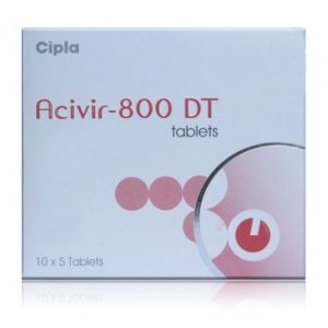 ACIVIR 800 mg DT TABLET-5 tablet -CIPLA LTD