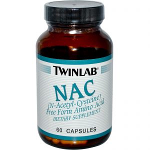 Twinlab NAC N Acetyl Cysteine  600 mg (60 Capsules)