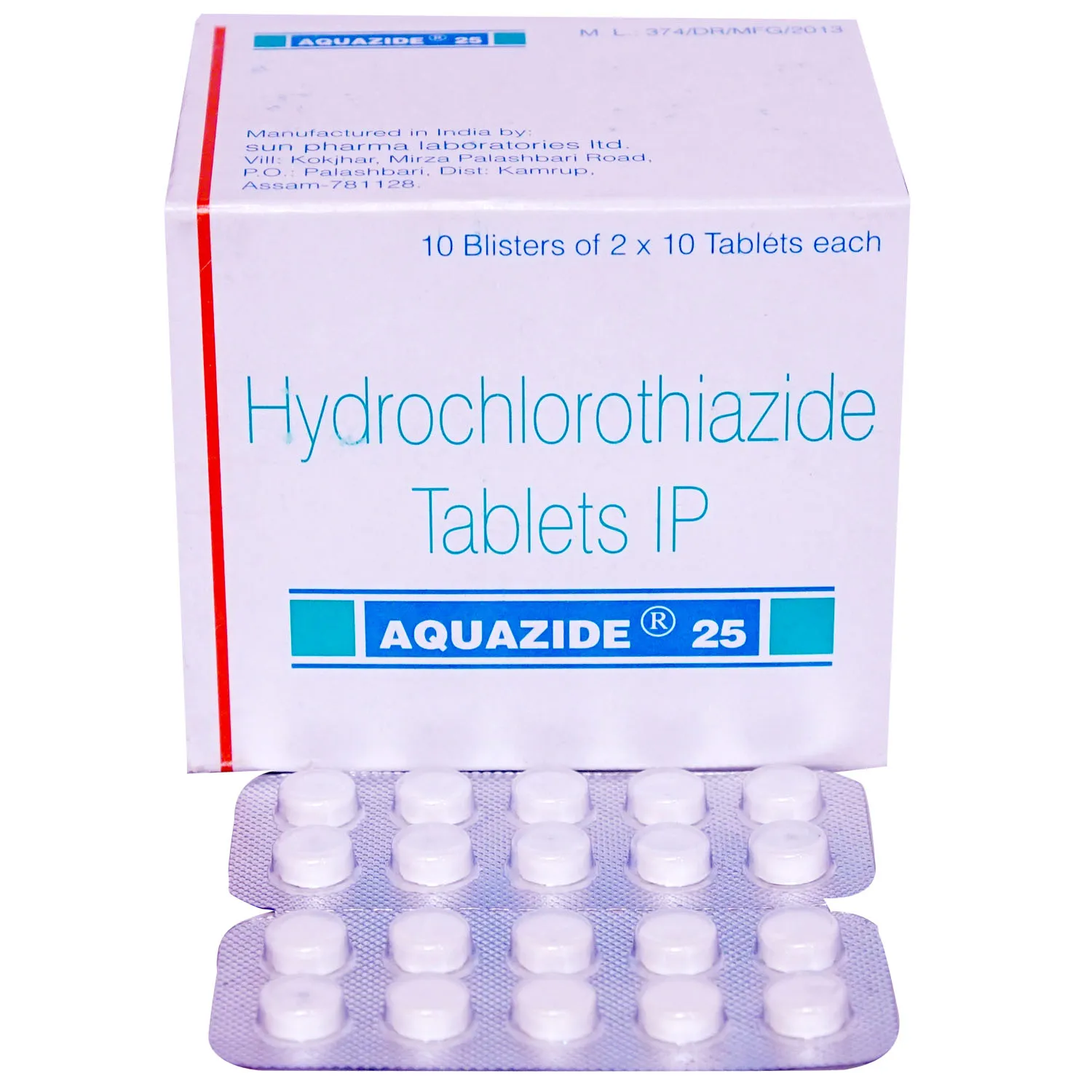 AQUAZIDE 25 mg TABLET