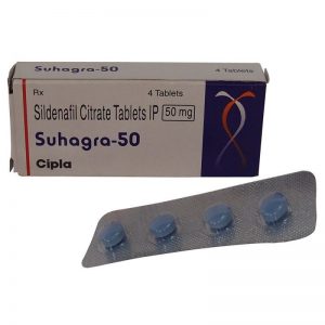 SUHAGRA 50 mg TABLET-4 tablets -CIPLA LTD