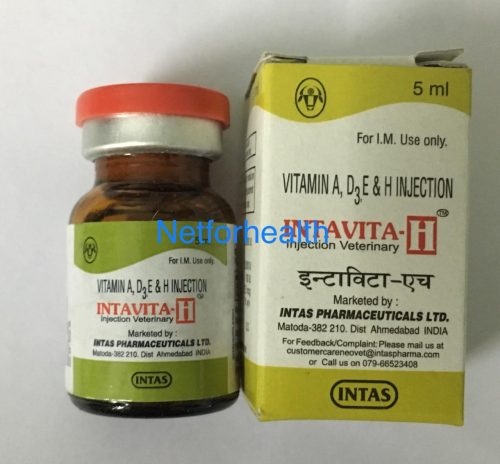 INTAVITA H INJECTION online,india,price,uses,works,side effects,reviews