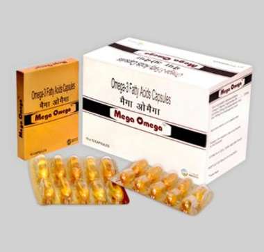MEGA OMEGA CAPSULE-10 capsules-Sanat Products 1