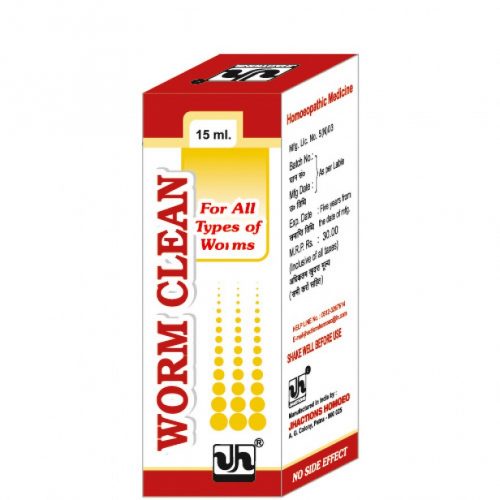 Worm Clean _15 Ml_Jhactions homeopathic 1