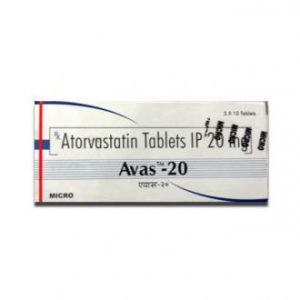 Avas 20 mg Tablet