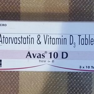 AVAS D 10 MG/1000 IU TABLET-10 tablets -Micro Labs Ltd