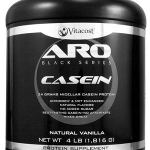 ARO Vitacost Black Series Casein Natural Vanilla    4 lb (1816 g)
