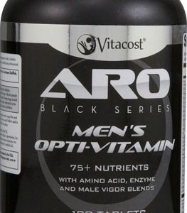 ARO Vitacost Black Series Men's Opti Vitamin 75+ Nutrients (180 Tablets )