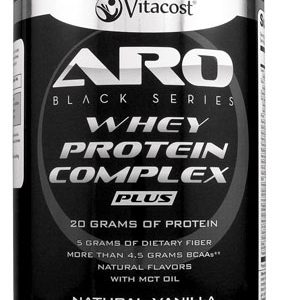 ARO Vitacost Black Series Whey Protein Complex PLUS Natural Vanilla    2 lb (908 g)