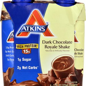 Atkins Advantage RTD Shake Dark Chocolate Royale    4 Shakes  (325ml per shake )