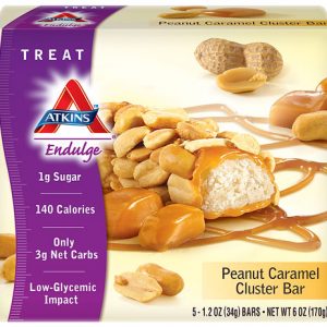 Atkins Endulge Bar Peanut Caramel Cluster    5 Bars (34gm per bar)