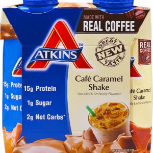 Atkins RTD Shake Cafe Caramel    4 Shakes (325ml per shake )