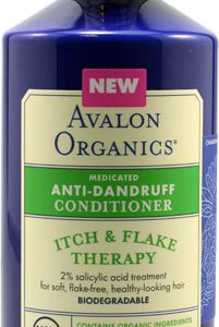Avalon Organics Medicated Anti Dandruff Conditioner Itch & Flake Therapy    14 fl oz (414ml)