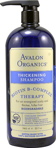 Avalon Organics Thickening Shampoo Biotin B Complex Therapy    32 fl oz (0