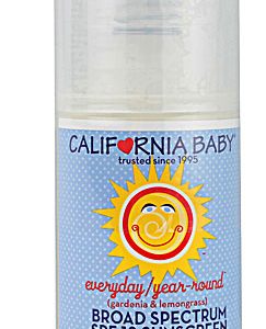 California Baby Broad Spectrum SPF 18 Sunscreen Gardenia & Lemongrass    4.5 fl oz/133ml