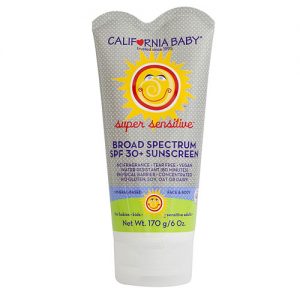 California Baby Broad Spectrum SPF 30 Plus  Sunscreen No Fragrance    6 fl oz/170gm