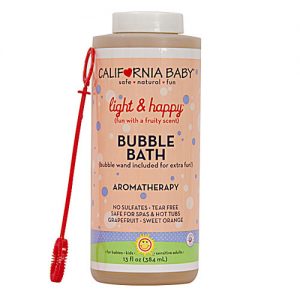 California Baby Bubble Bath Light and Happy  Tangerine    13 fl oz/384ml