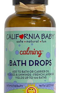 California Baby Calming  Bath Drops French Lavender    1 fl oz/30ml