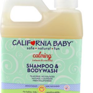 California Baby Calming  Shampoo and Bodywash French Lavender    17.5 fl oz/517ml