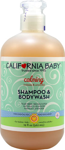 California Baby Calming  Shampoo and Bodywash French Lavender    19 fl oz(562ml) 1