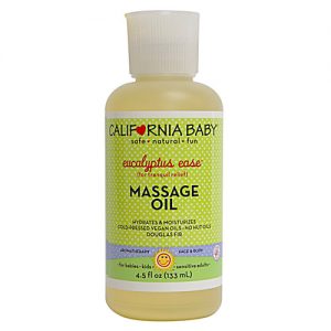 California Baby Massage Oil Eucalyptus Ease     4.5 fl oz/133ml