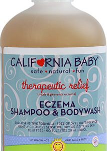 California Baby Shampoo and Bodywash Eczema Therapeutic Relief Fragrance Free    19 fl oz(562ml)