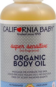 California Baby Super Sensitive  Organic Body Oil No Fragrance    4.5 fl oz(133ml)