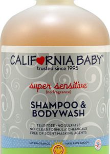 California Baby Super Sensitive  Shampoo and Bodywash No Fragrance    19 fl oz(562ml)