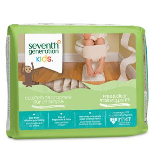 Seventh Generation Baby  Free and Clear Training Pants 3T 4T    22 Pants