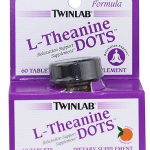 Twinlab L Theanine Dots  Natural Tangerine( 60 Tablets)