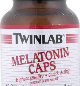 Twinlab Melatonin Caps 3 mg (60 Capsules)