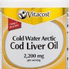 Vitacost Cold Water Arctic Cod Liver Oil    2200 mg   100 Softgels