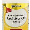 Vitacost Cold Water Arctic Cod Liver Oil    2200 mg   300 Softgels