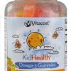 Vitacost KidHealth Omega 3 Gummies for Kids    60 Gummies (fish shape)