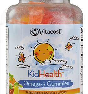 Vitacost KidHealth Omega 3 Gummies for Kids    60 Gummies (fish shape)