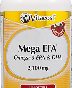 Vitacost Mega EFA Omega 3 EPA & DHA Fish Oil    2100 mg   120 Softgels