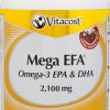 Vitacost Mega EFA Omega 3 EPA & DHA Fish Oil    2100 mg   240 Softgels