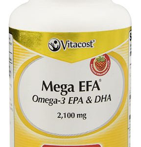 Vitacost Mega EFA Omega 3 EPA & DHA Fish Oil    2100 mg   30 Softgel