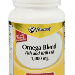 Vitacost Omega Blend Fish and Krill Oil    1000 mg   60 Softgels