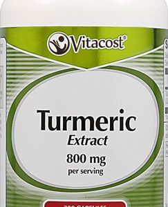 Vitacost Turmeric Extract    800 mg   Source of Curcumin   200 Capsules