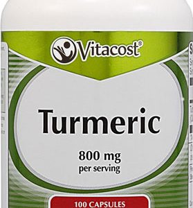 Vitacost Turmeric Extract    800 mg   Source of Curcumin   100 Capsules