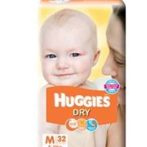 HUGGIES DRY DIAPER (MEDIUM)-32 diapers -Hindustan Unilever Ltd