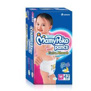 MAMY POKO PANTS DIAPER (MEDIUM)-40 diapers -Unicharm India